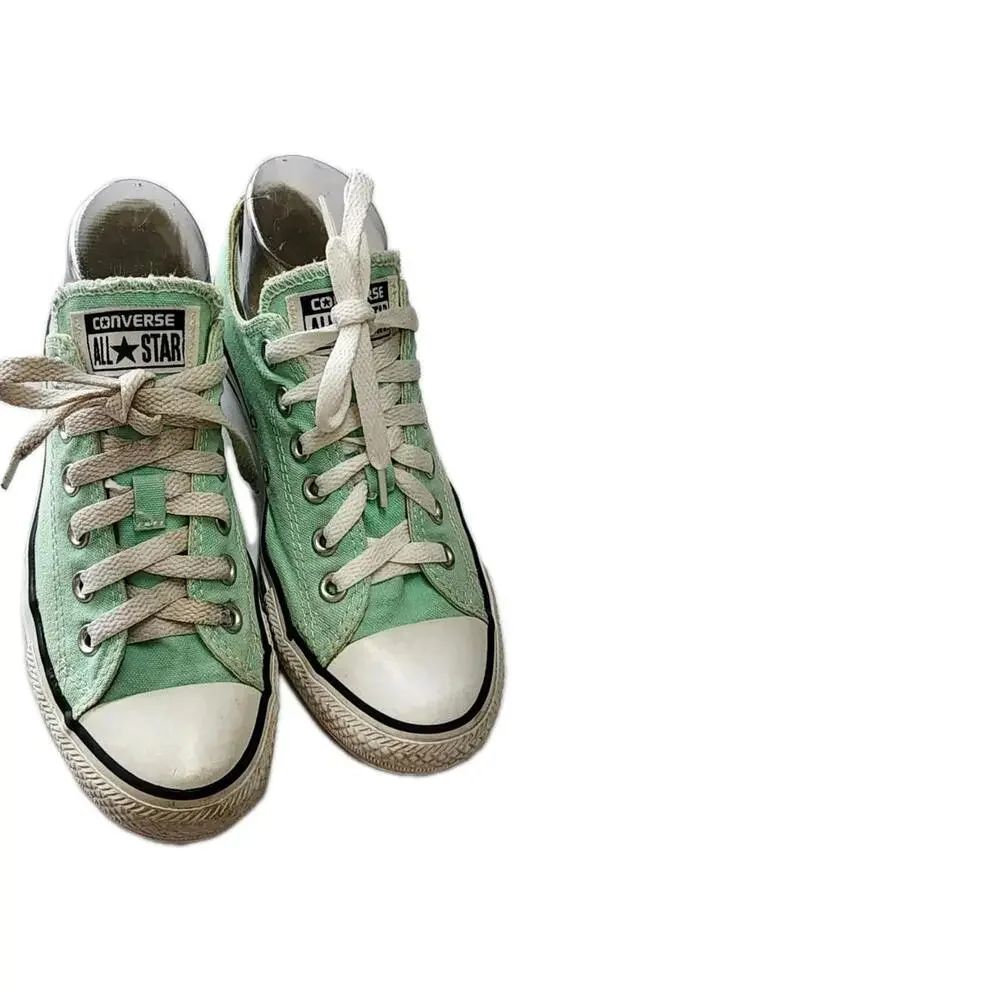 Converse All Star Mint Green Sneakers Mens Size 5, Womens Size 7 Rare Color - Picture 2 of 15